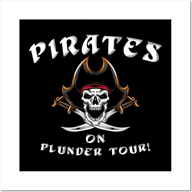 pirates on plunder tour Wall Art by Mamon